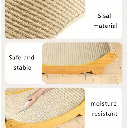 Cat Scratch Board Cat Scratching Pads Detachable Wear-resistant Multifuction Cats Sleeping Bed Kitten Grinding Cat Toys